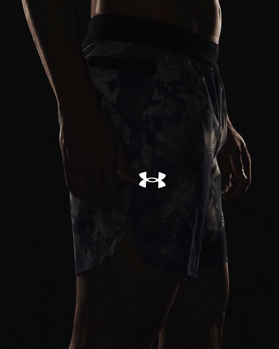 Men's UA Train Anywhere Printed Shorts in Blue image number 3